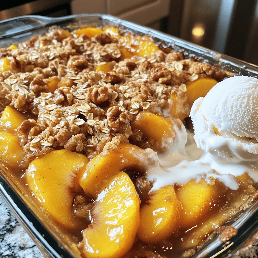 Peach Crisp with Oat Topping Easy and Delicious Recipe