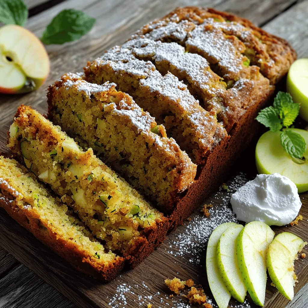 Delicious Apple Zucchini Bread Moist and Flavorful Loaf