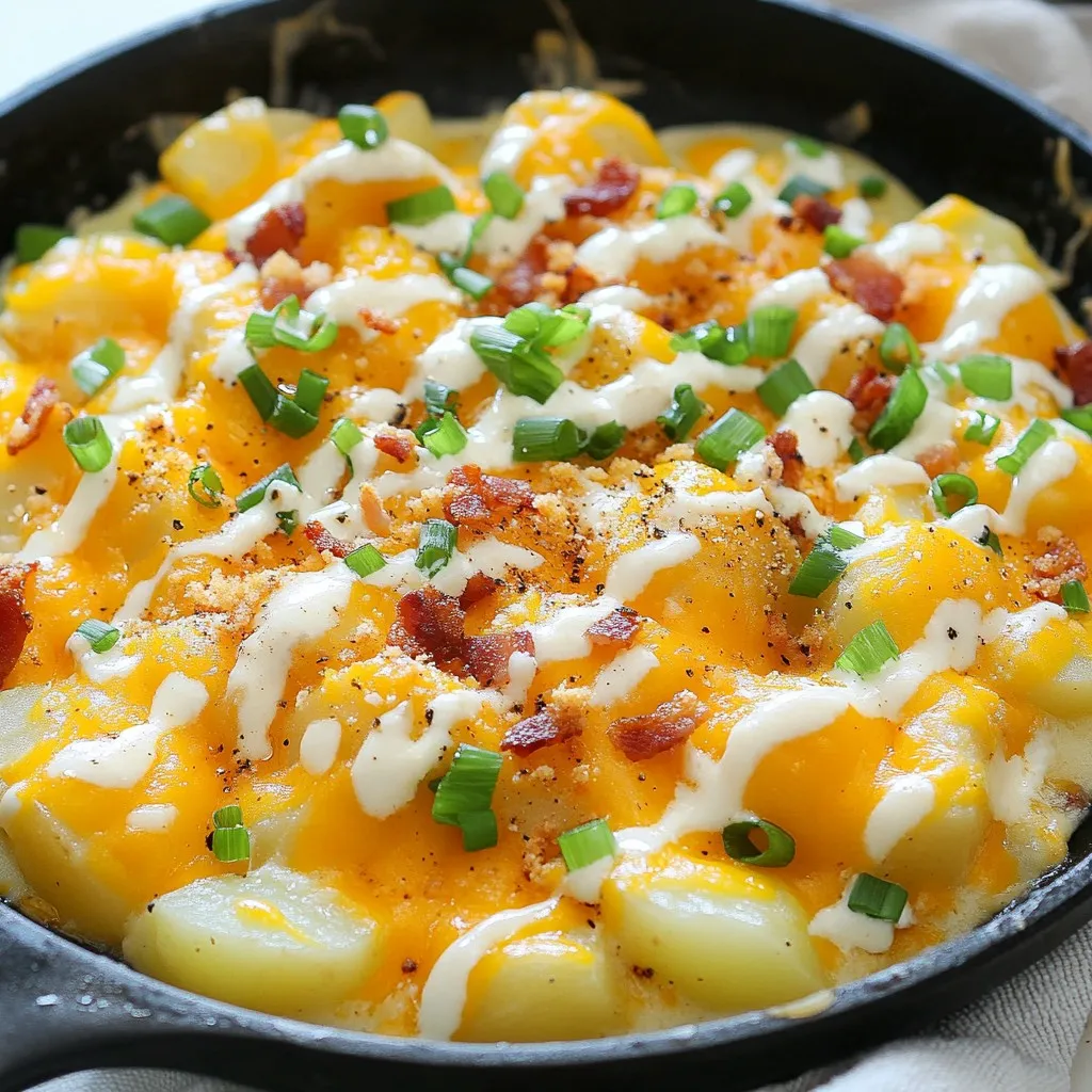 Cheesy Ranch Potato Skillet Easy and Flavorful Dish