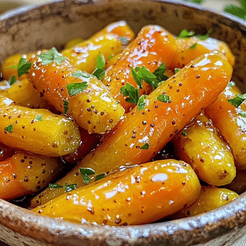 Honey Mustard Glazed Carrots Flavorful Side Dish