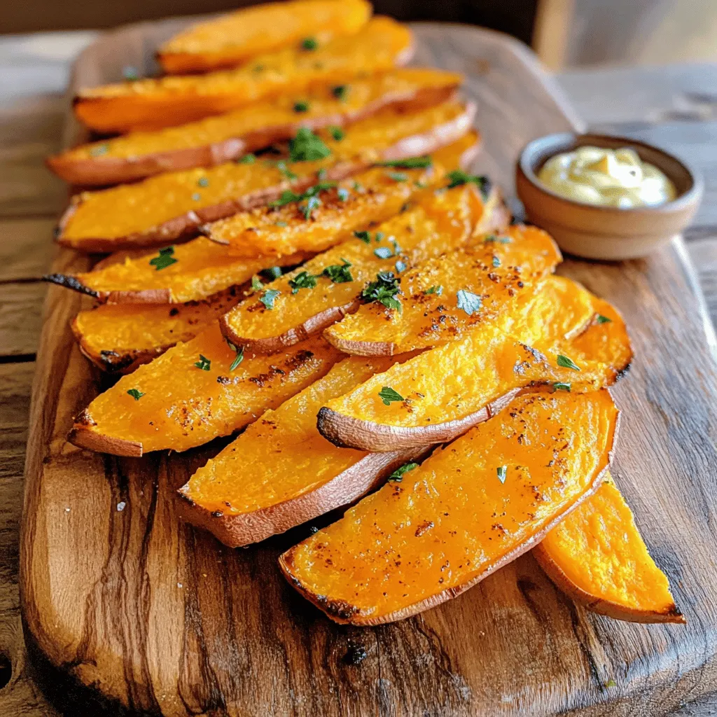 Baked Sweet Potato Fries Crispy and Flavorful Snack