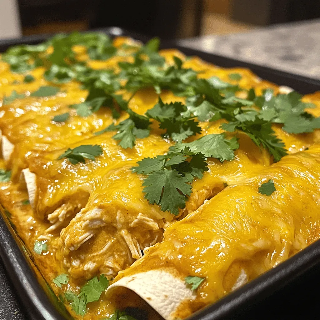 Easy Cream Cheese Chicken Enchiladas Simple Recipe