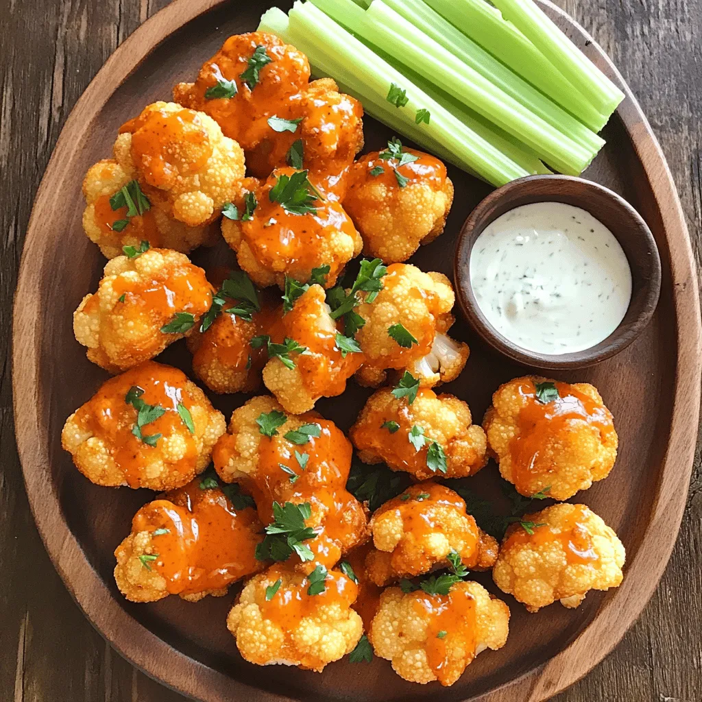 Buffalo Cauliflower Bites Flavorful and Easy Recipe