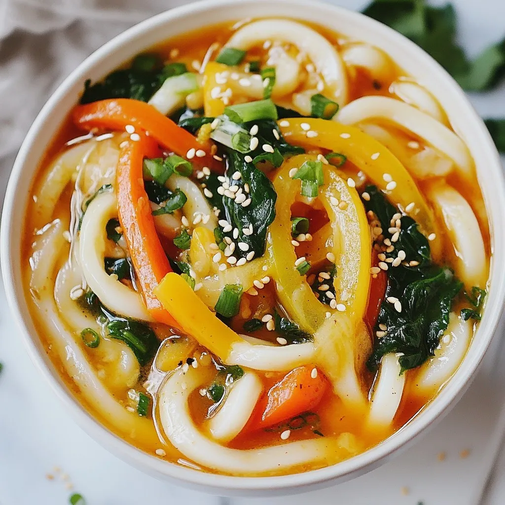 Creamy Gochujang Udon Flavorful and Simple Recipe