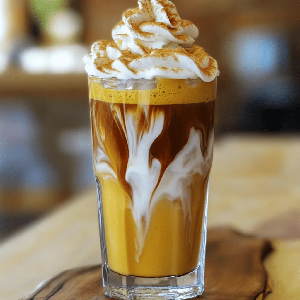 Iced Pumpkin Spice Latte Rich and Flavorful Recipe
