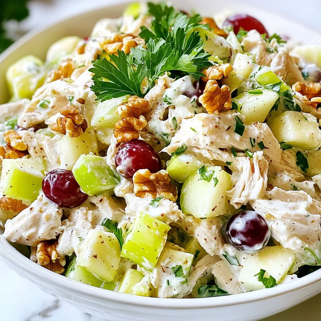 Classic Creamy Chicken Salad Flavorful and Simple Dish