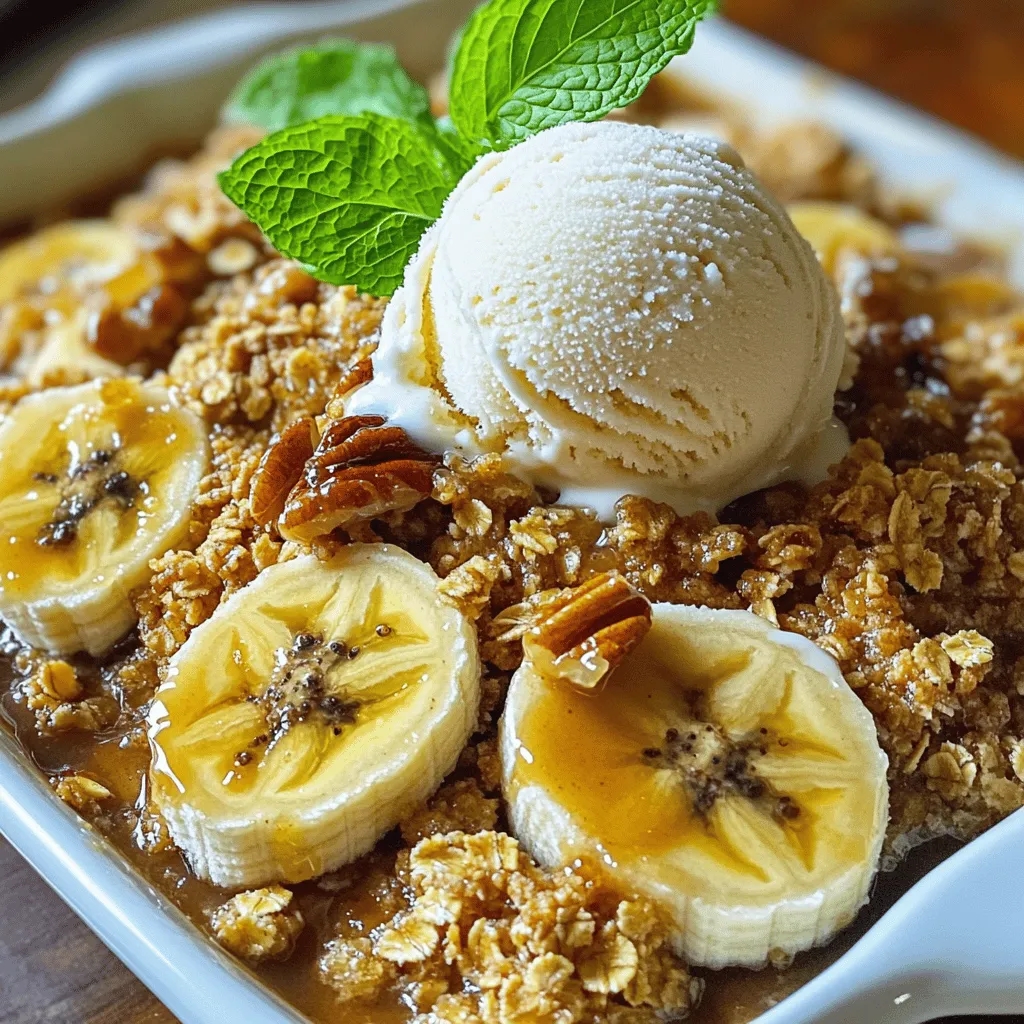 Bananas Foster Crisp Delightful and Easy Dessert Recipe
