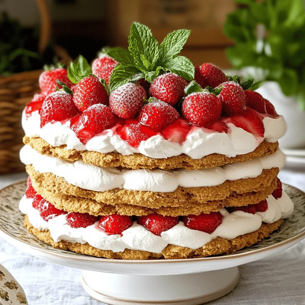 No-Bake Strawberry Shortcake Easy and Delicious Recipe