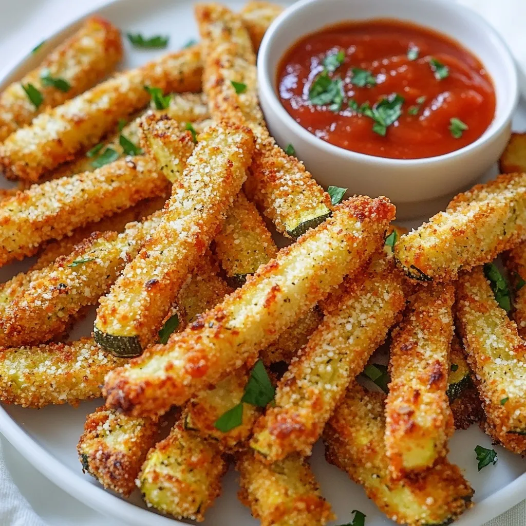Crispy Parmesan Zucchini Fries Irresistible Snack Option