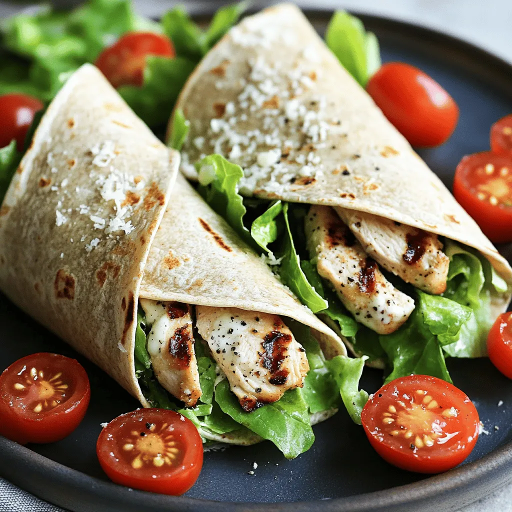 Grilled Chicken Caesar Wraps Tasty and Easy Meal Guide