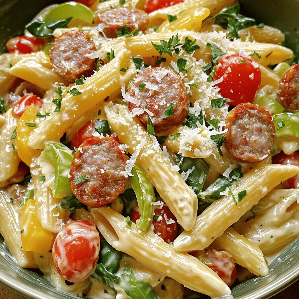 Creamy Cajun Sausage Pasta Flavorful and Easy Recipe