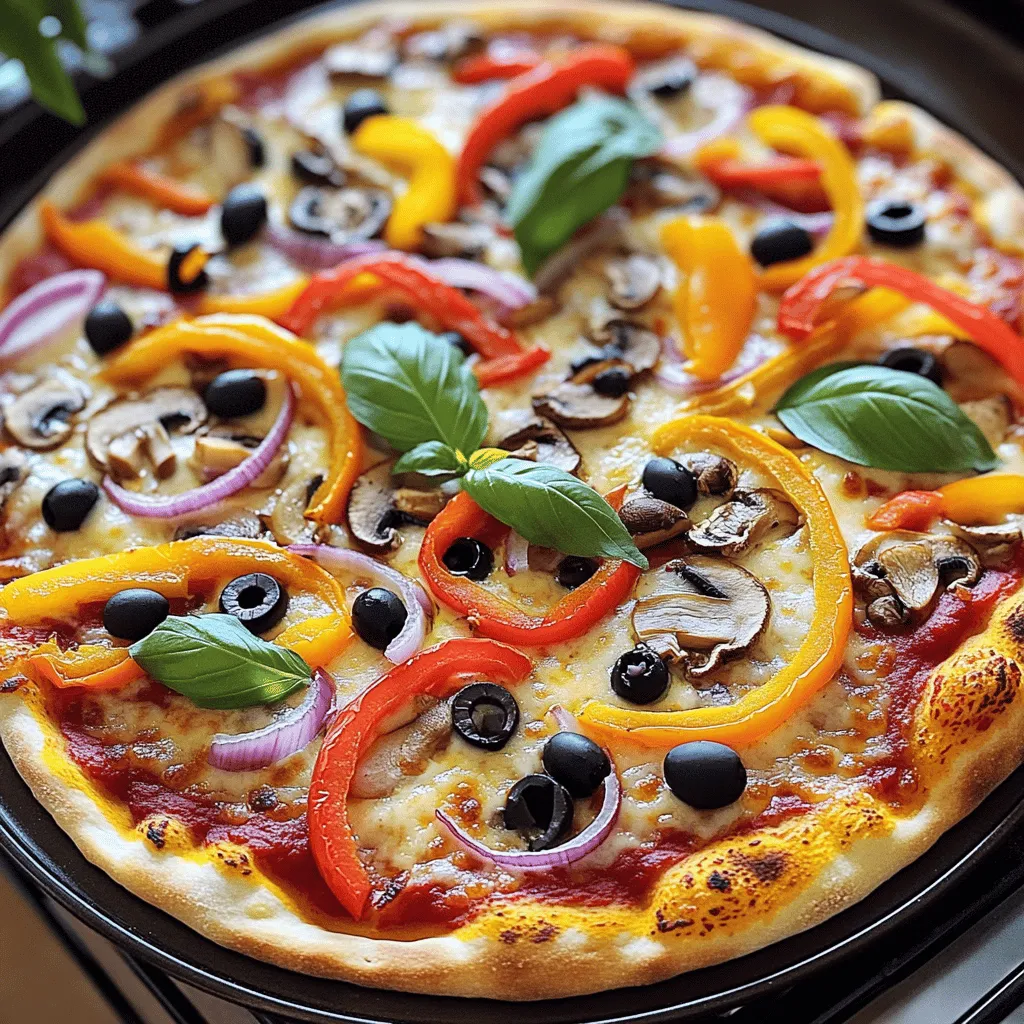 Delicious Veggie Pizza Fresh and Flavorful Delight