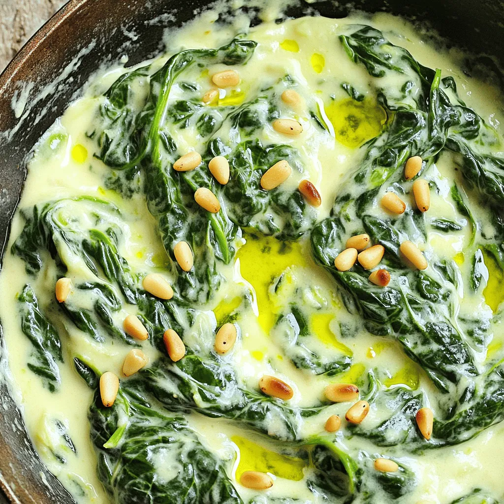 Skillet Creamed Spinach Savory and Easy Recipe