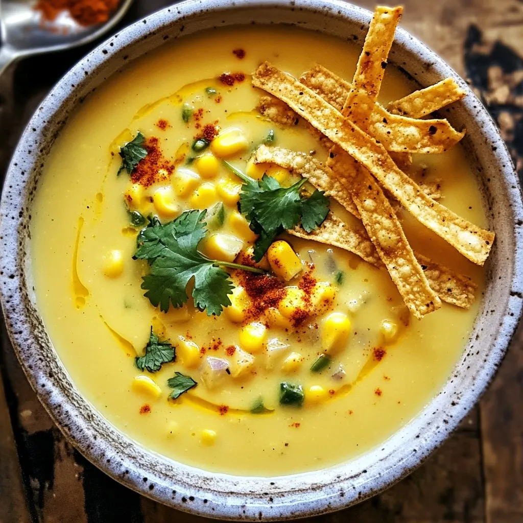 Creamy Vegan Corn Chowder Tasty and Simple Recipe