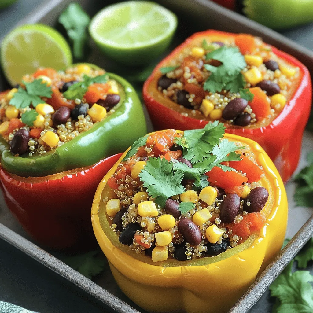 Vegan Quinoa Stuffed Peppers Flavorful and Nutritious