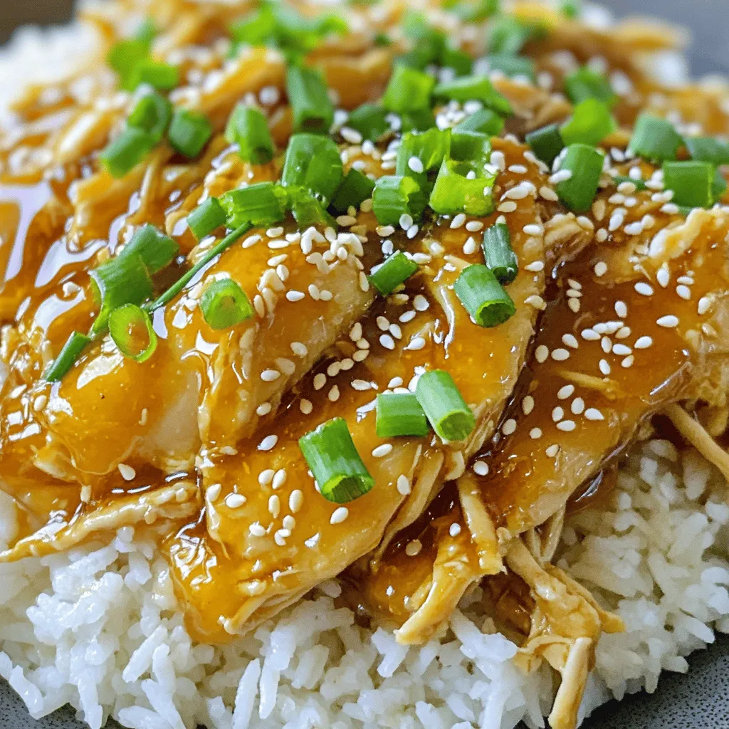 Crockpot Honey Garlic Chicken Simple and Tasty Dish