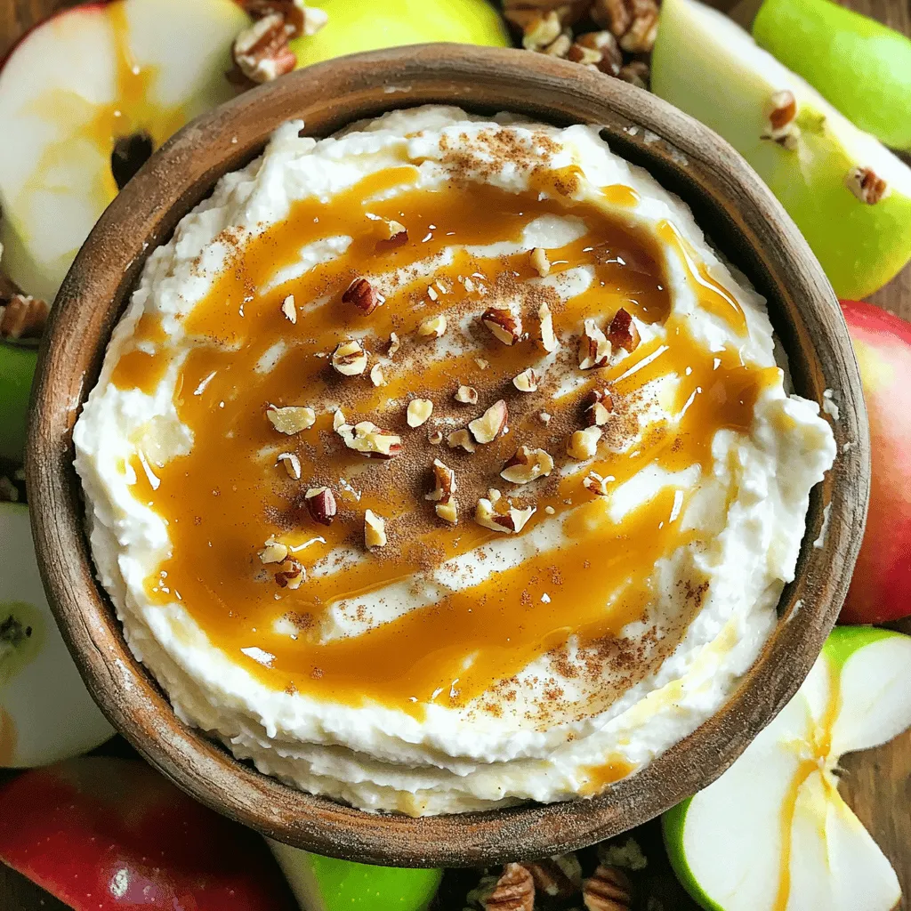 Caramel Apple Dip with Cream Cheese Delightful Treat