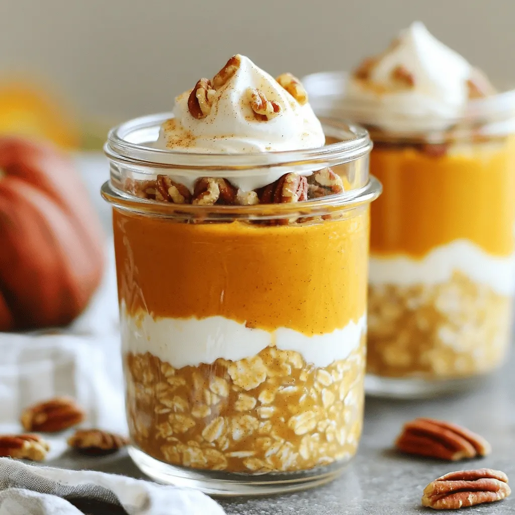 Brown Sugar Pumpkin Pie Overnight Oats Delight