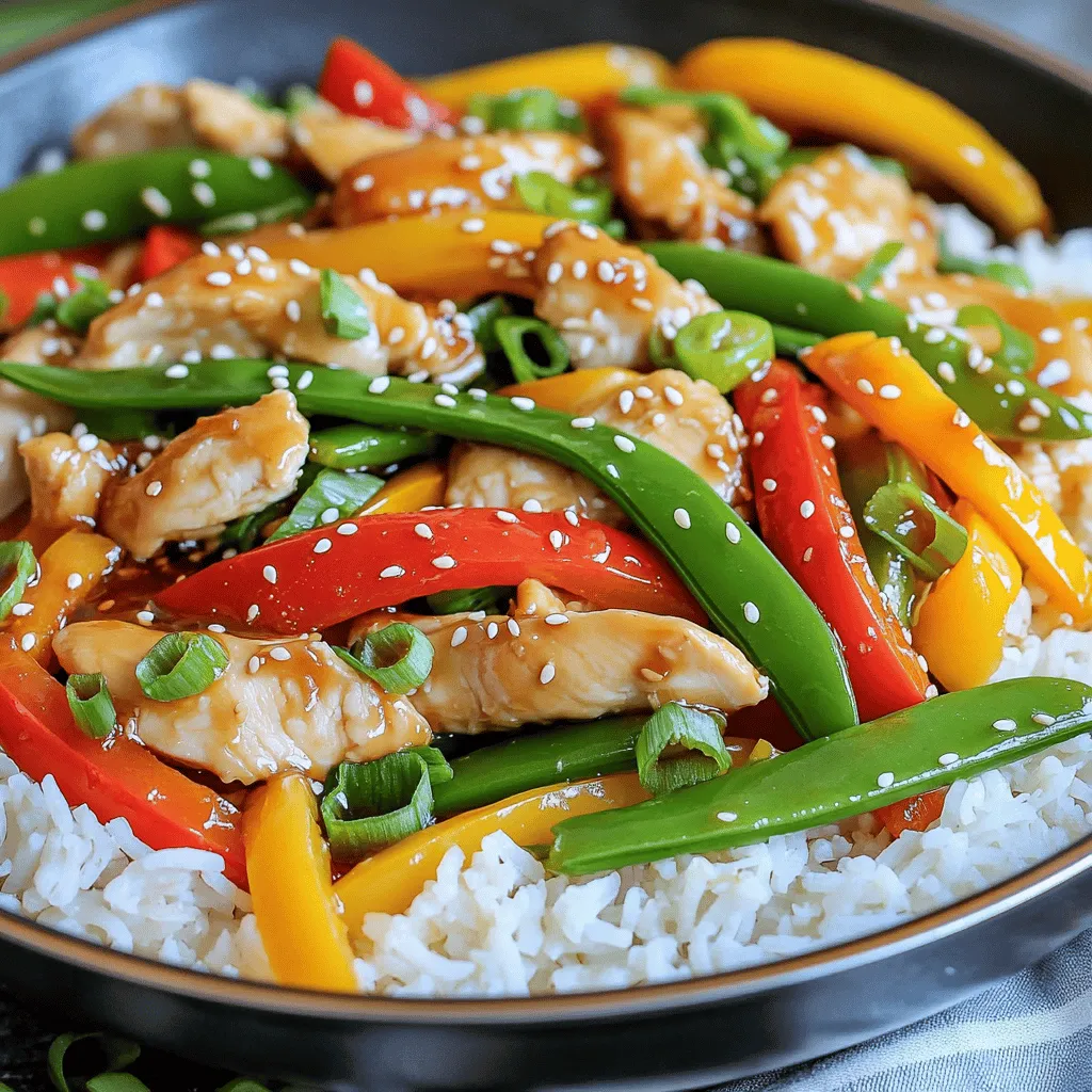 Sweet and Spicy Chicken Stir-Fry Quick and Easy Recipe