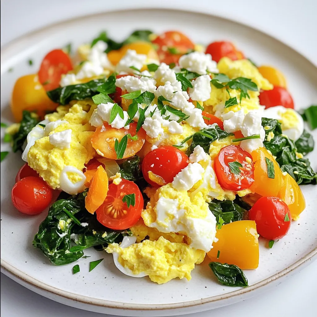 High Protein Egg White Scramble Simple and Tasty Meal