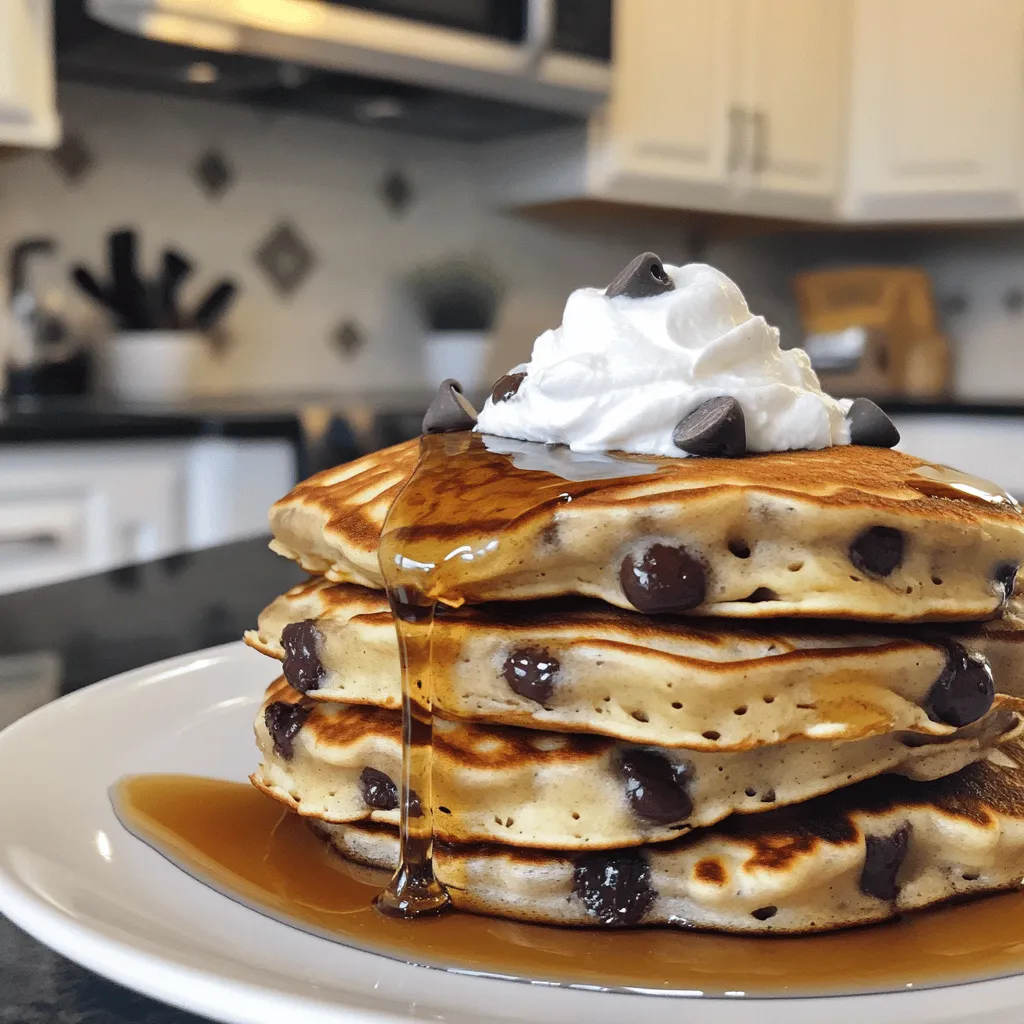 Chocolate Chip Pancakes Perfect for Breakfast Bliss