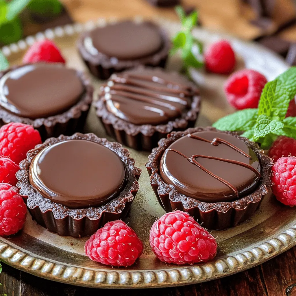 Mini Chocolate Tarts Irresistible Dessert Delight