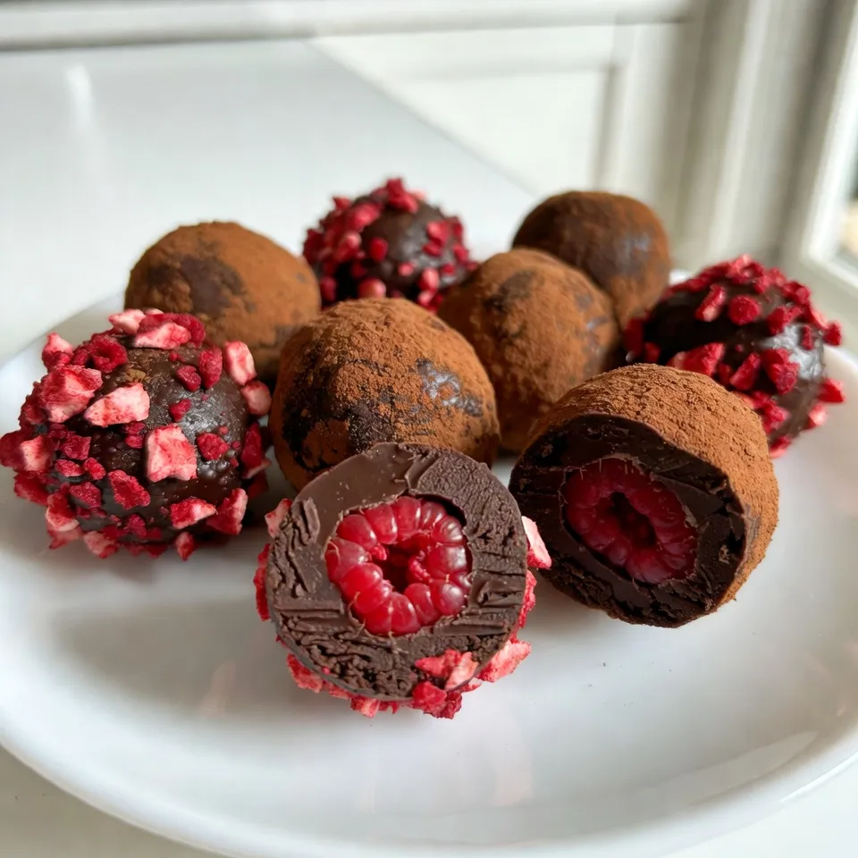 Raspberry Chocolate Truffles Delightful and Simple Treat