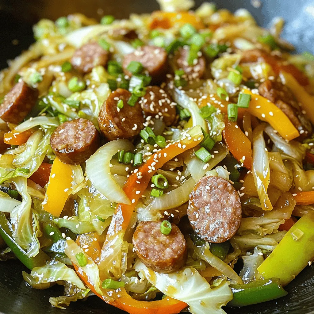 Minute Sausage Cabbage Stir-Fry Quick and Tasty Meal