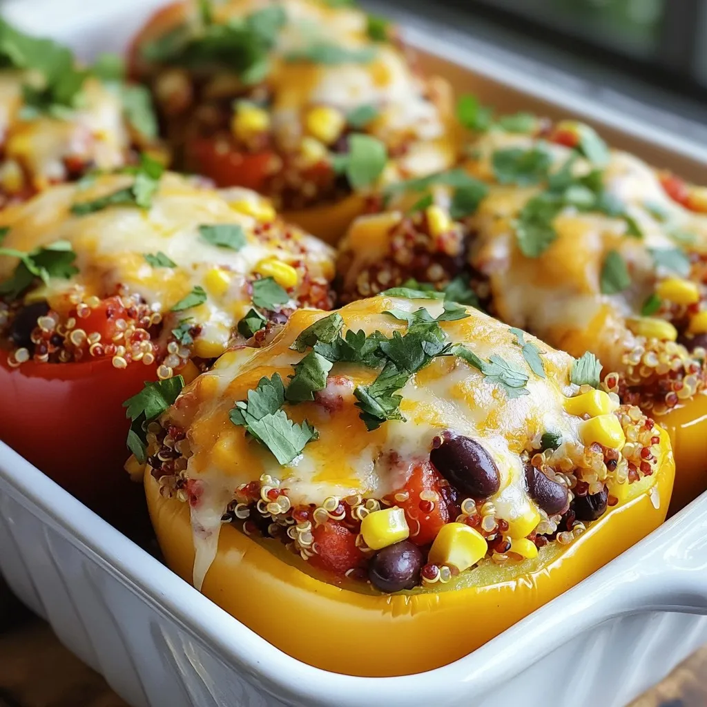 Stuffed Bell Pepper Boats for a Flavorful Meal