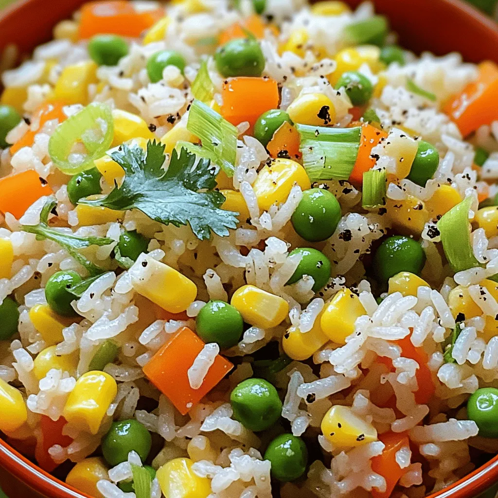 Vegetable Fried Rice Simple and Tasty Meal Idea