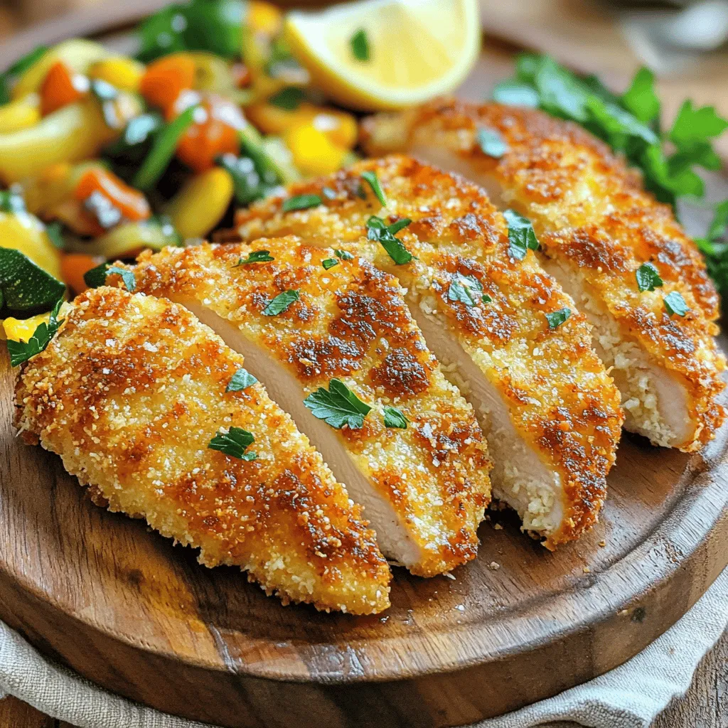 Crispy Parmesan Crusted Chicken Delicious Dinner Option