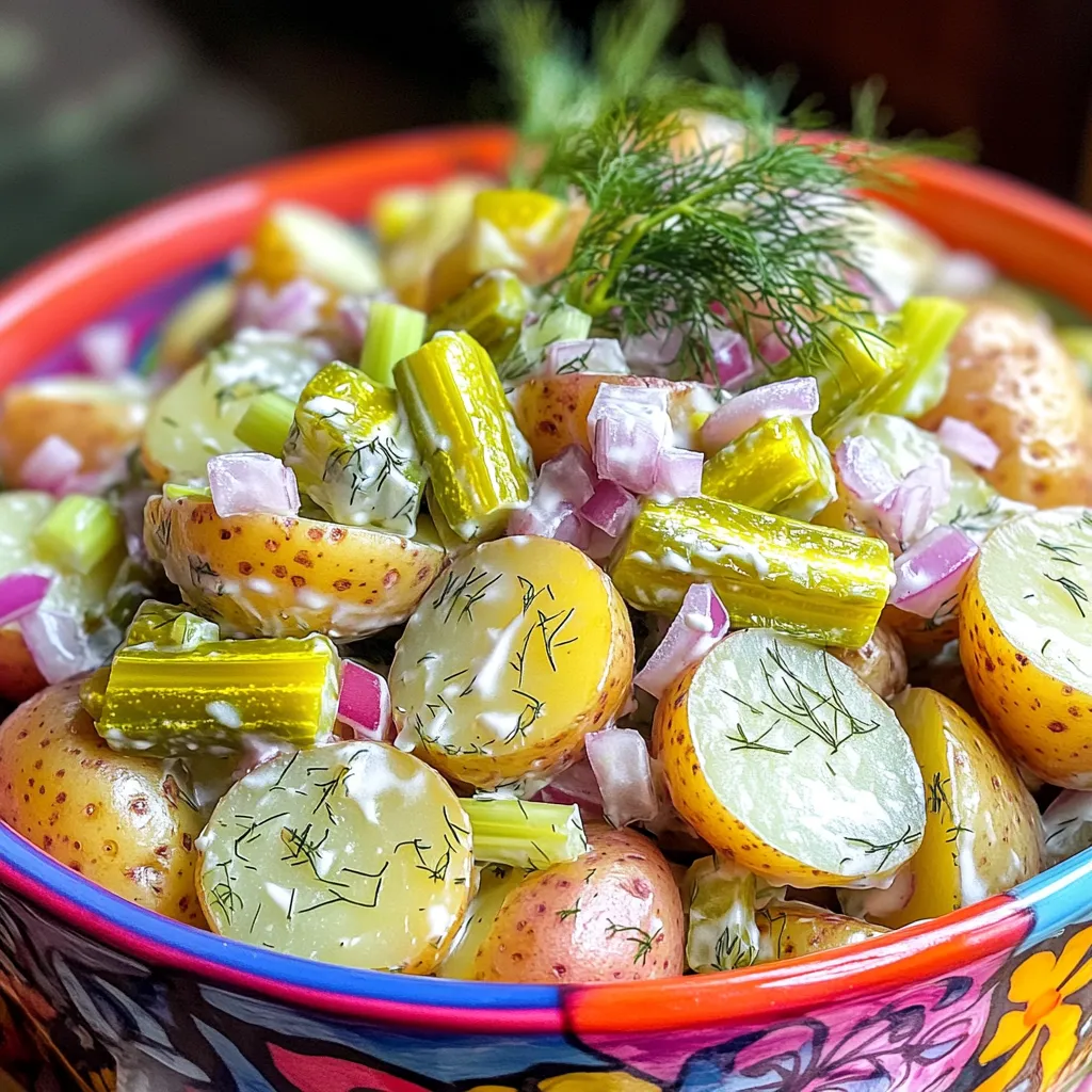 Dill Pickle Potato Salad Refreshing Summer Delight