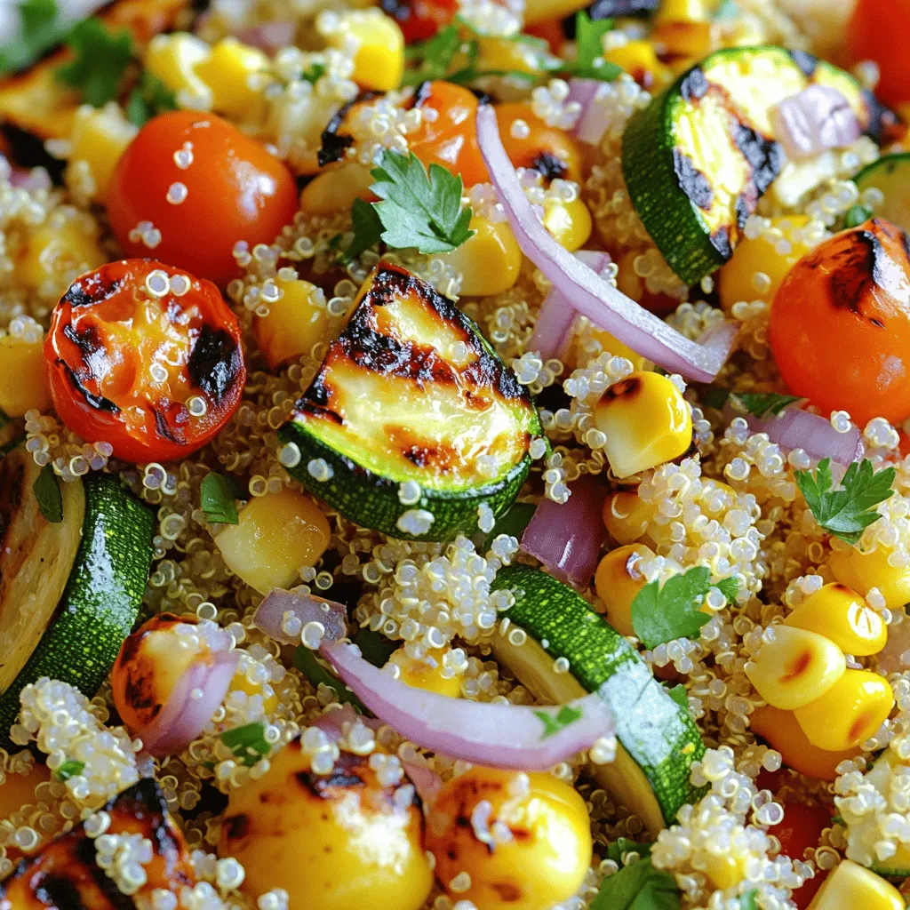 Grilled Vegetable and Quinoa Salad Flavorful Offering