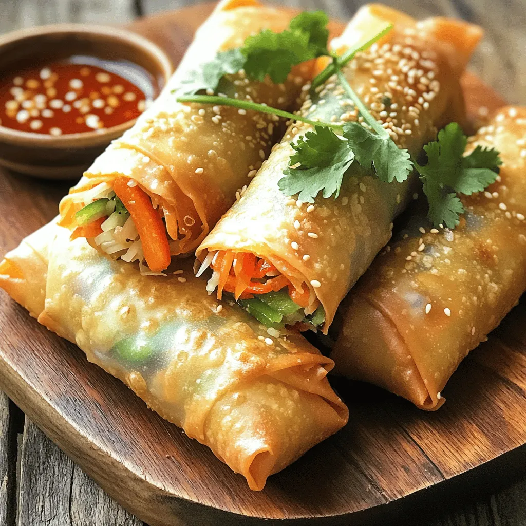 Crispy Veggie Spring Rolls Perfectly Delicious Treat