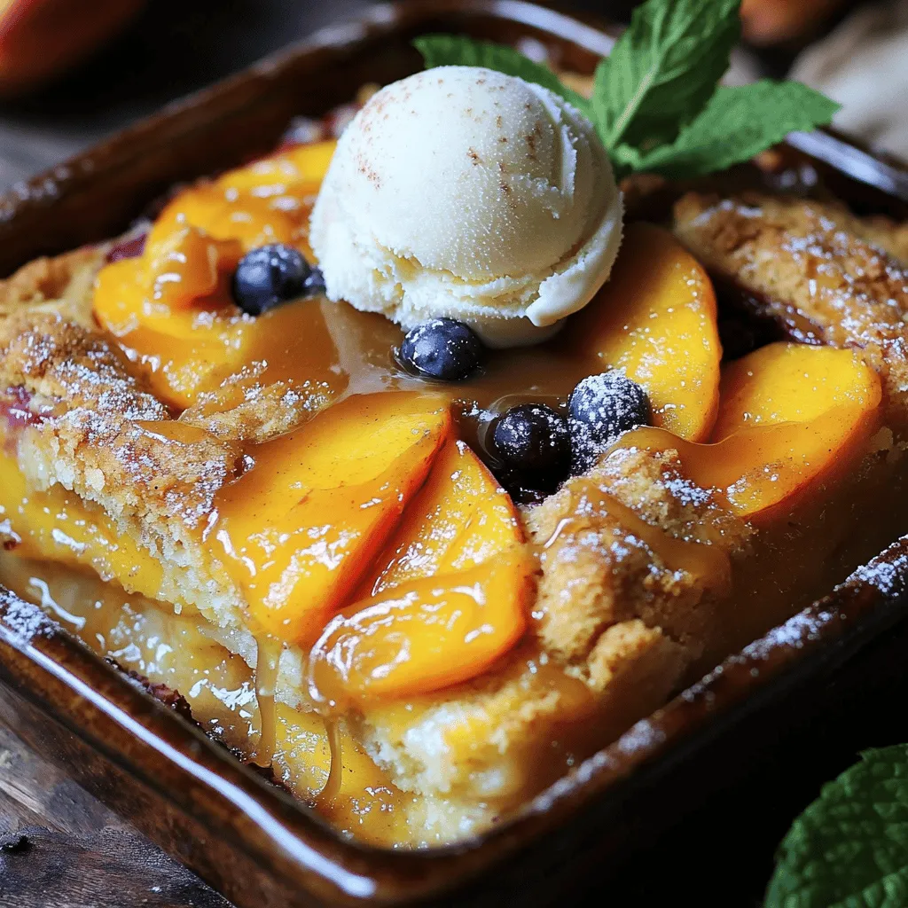 Savory Bourbon Peach Cobbler Easy and Delicious Recipe