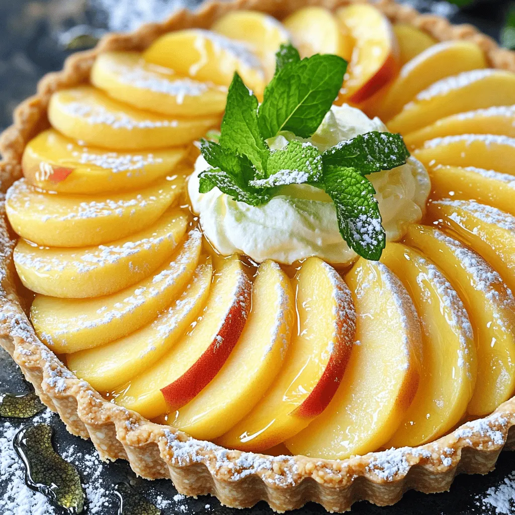 White Peach Mascarpone Tart Irresistibly Delicious Recipe