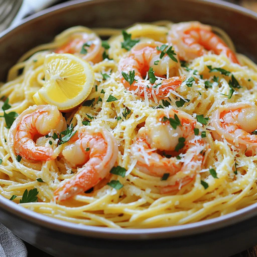 Garlic Butter Shrimp Pasta Tasty and Quick Dish