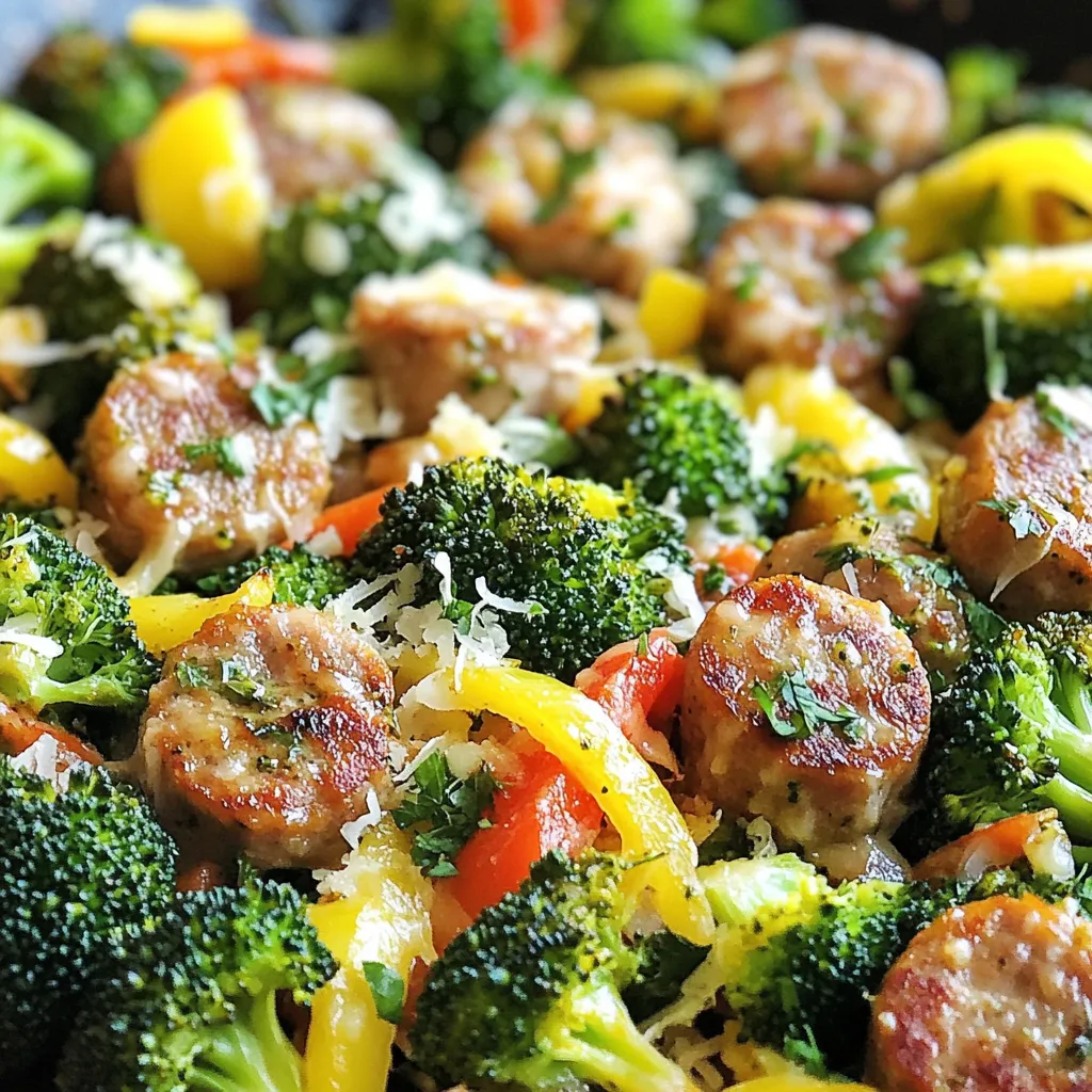 Sausage and Broccoli Skillet Quick and Tasty Meal