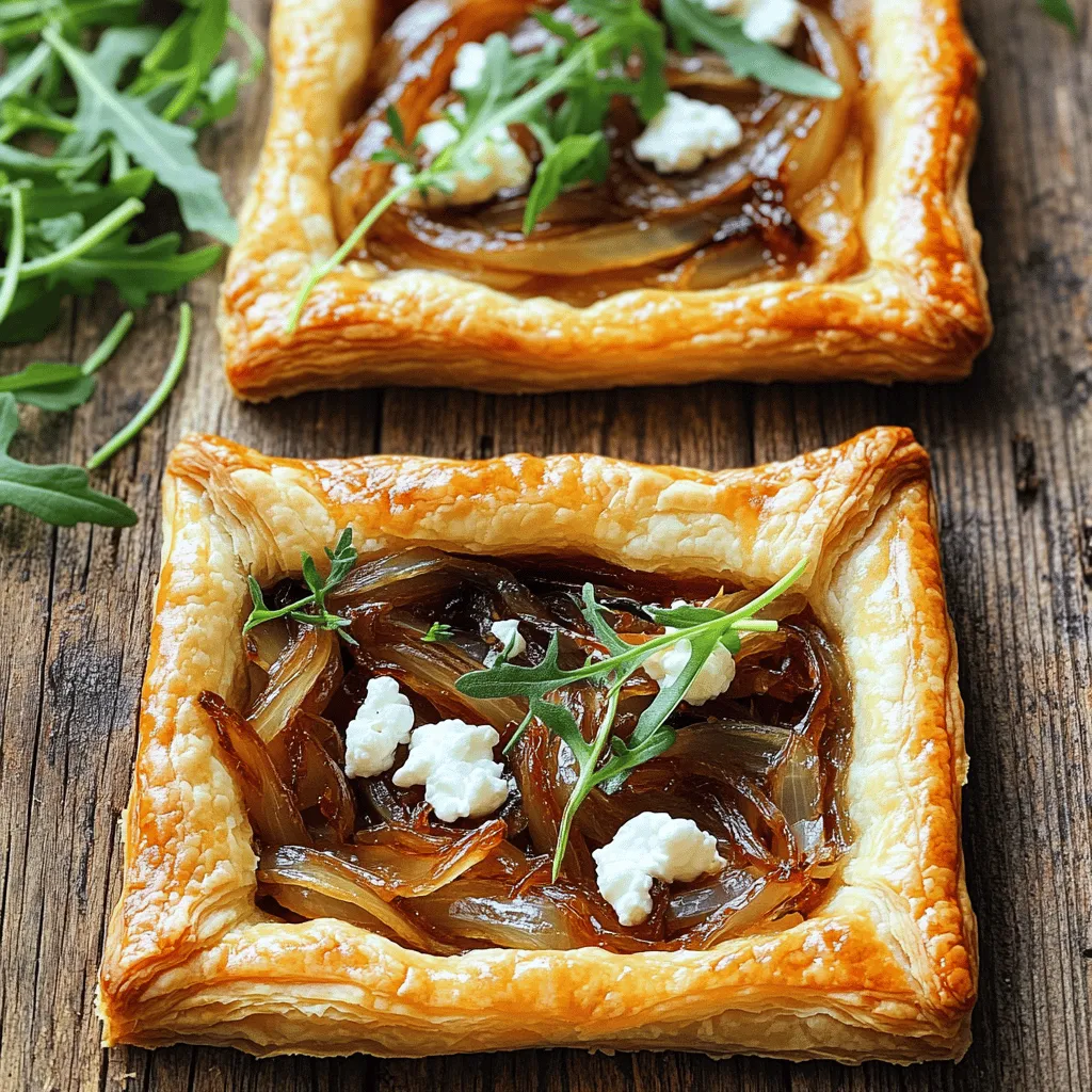 Caramelized Onion and Goat Cheese Tart Recipe Delight