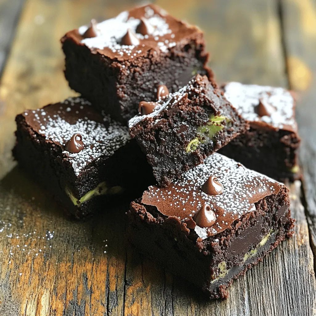 Zucchini Brownies Rich and Fudgy Delight