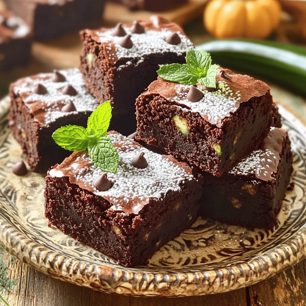 Zucchini Brownies Rich and Moist Dessert Recipe