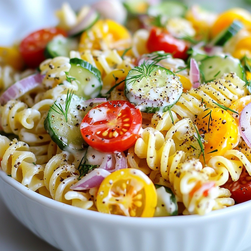 Everything Bagel Pasta Salad Fresh and Flavorful Recipe
