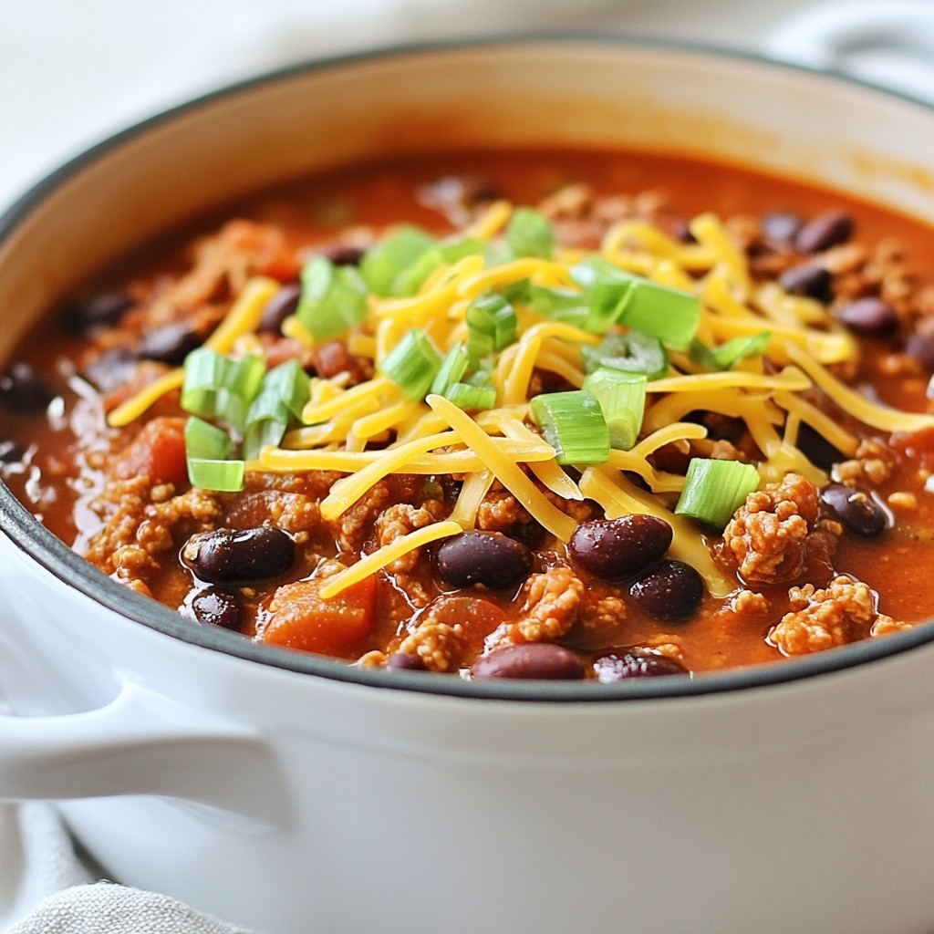 Turkey Pumpkin Chili Hearty and Flavorful Meal