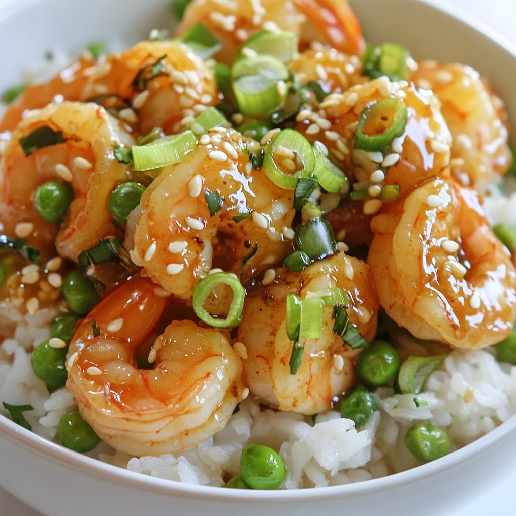 Honey Garlic Shrimp Rice Bowls Flavorful and Easy Meal