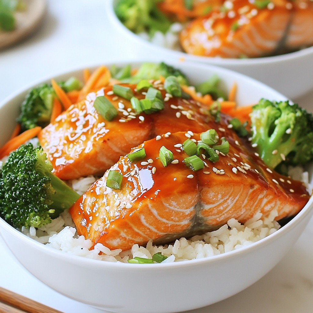 Minute Teriyaki Salmon Bowls Tasty and Healthy Meal