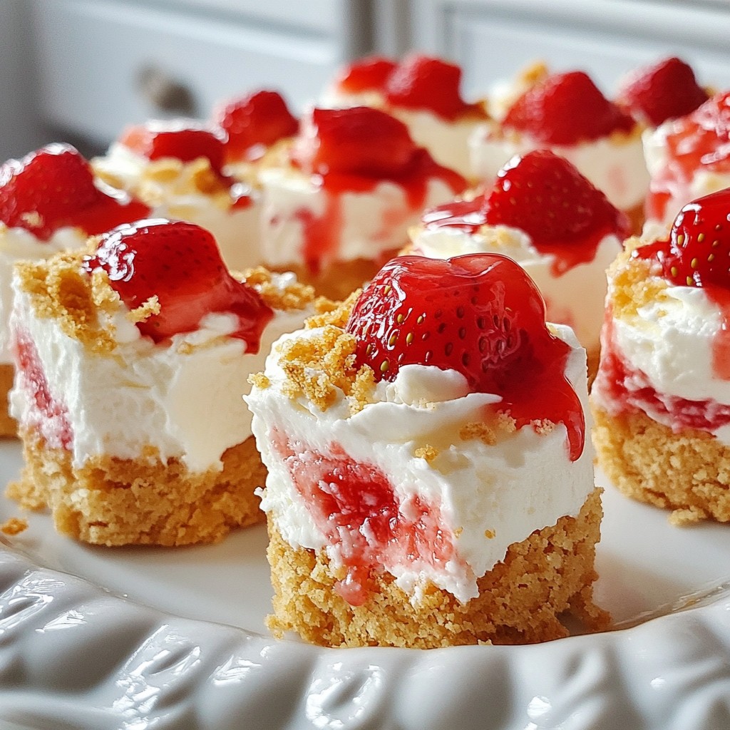 Strawberry Crunch Cheesecake Bites Delightful Treats