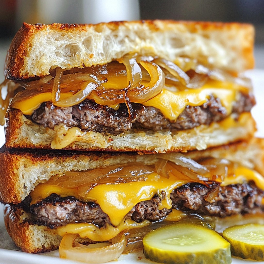 Classic Patty Melt Irresistible and Tasty Delight