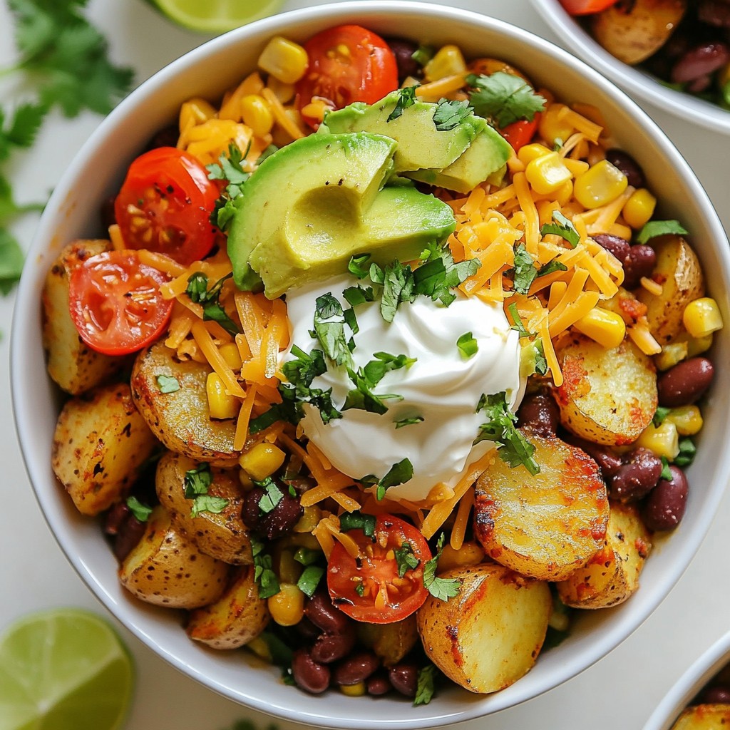 Loaded Potato Taco Bowl Flavorful and Easy Recipe
