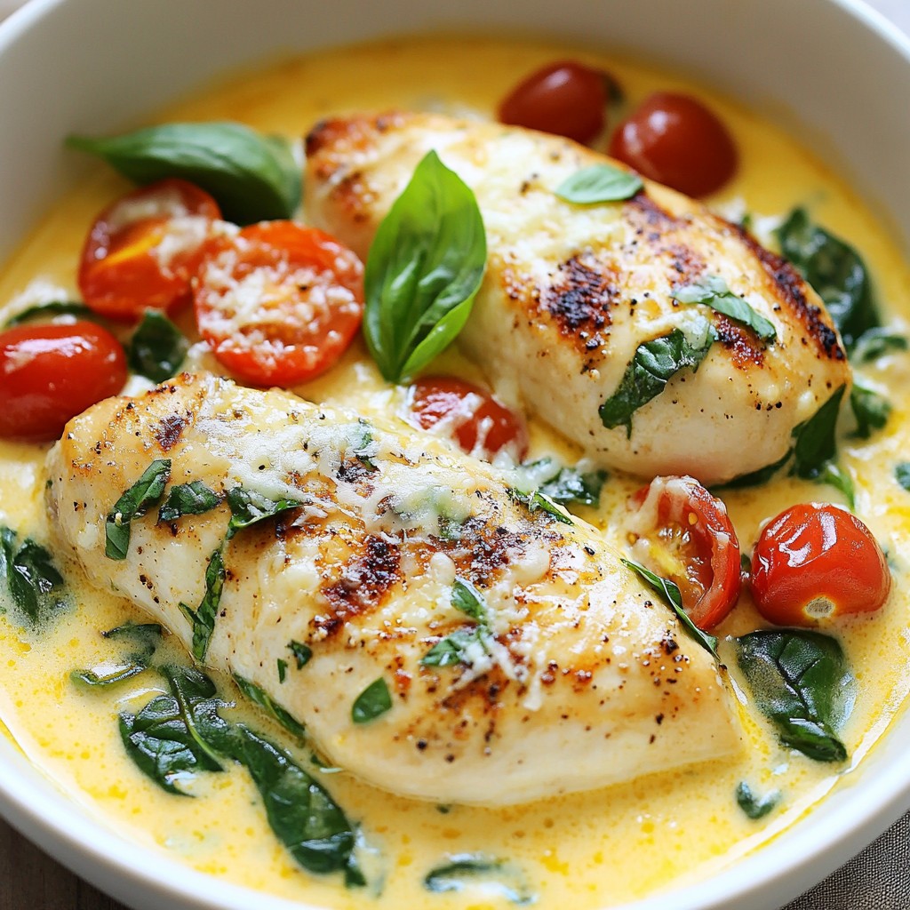 One-Pot Creamy Tuscan Chicken Flavorful Dinner Delight