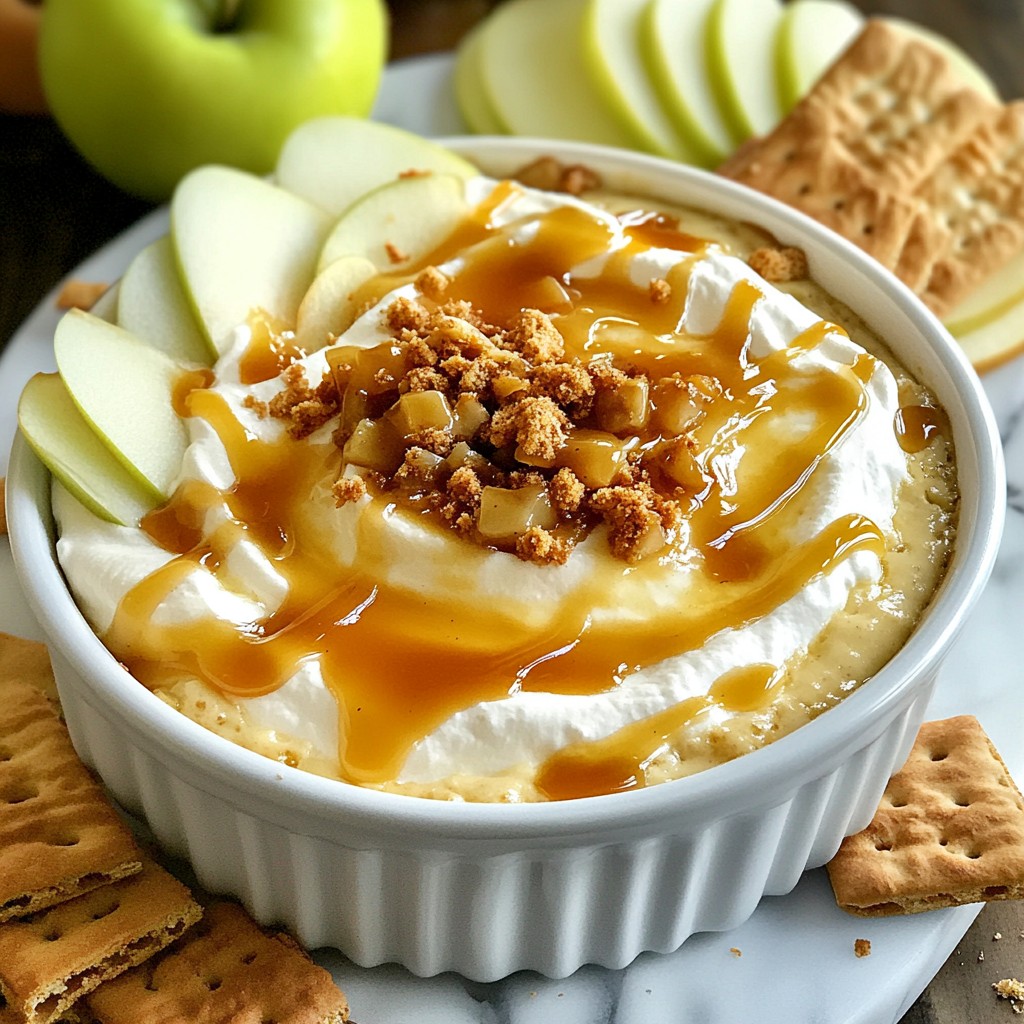 Caramel Apple Cheesecake Dip Irresistible and Creamy